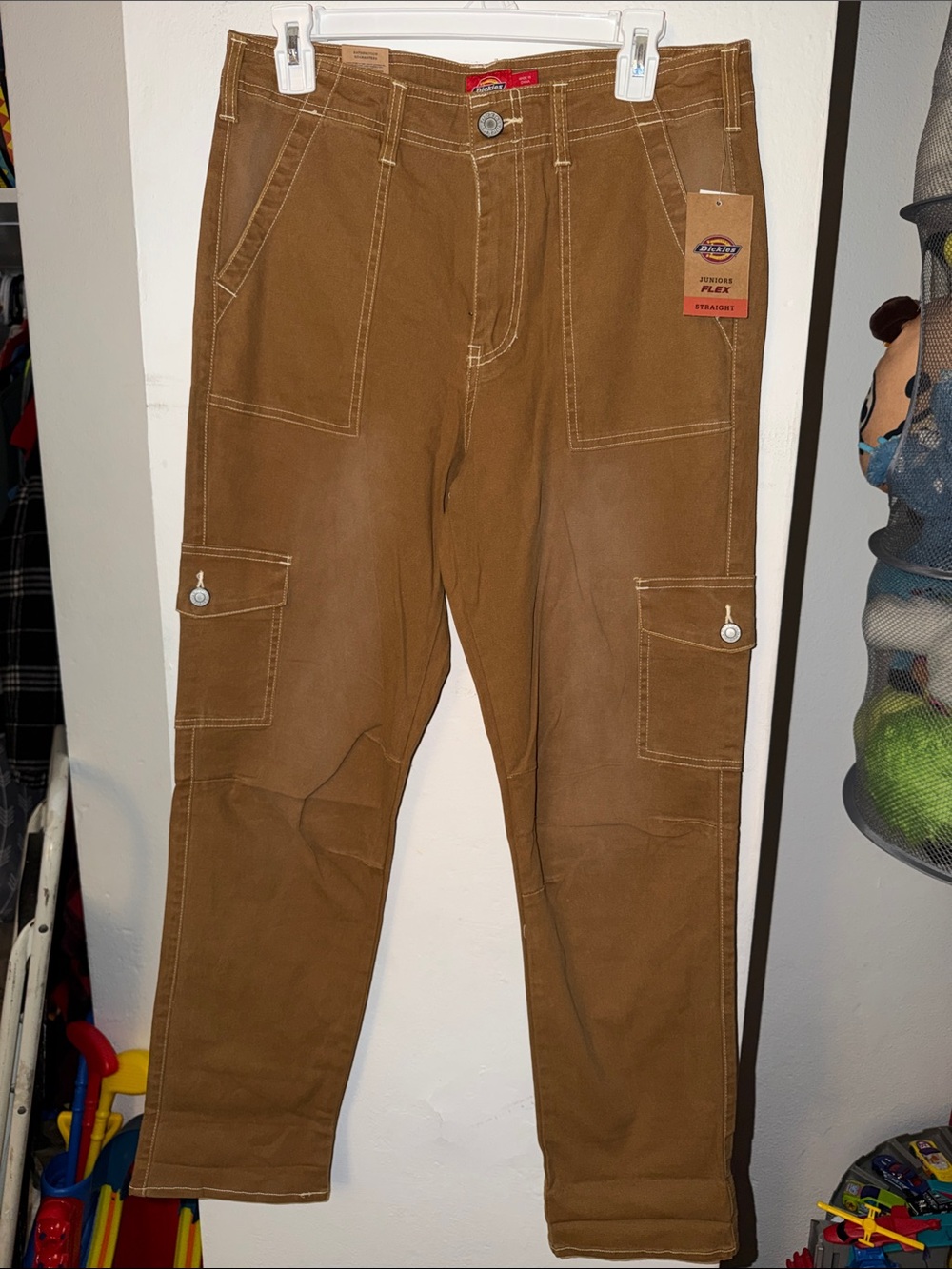 Dickies Girls Brown Cargo Pants